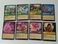 Disney Lorcana lot of 20 mixed nonfoil rare and super rare cards NM - Image 4