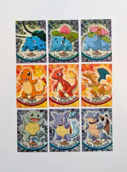 Pokemon Topps Cards Series 1 - Blue Logo COMPLETE SET - 90/90 - NM-MP - Image 1