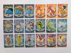 Pokemon Topps Cards Series 1 - Blue Logo COMPLETE SET - 90/90 - NM-MP - Image 2