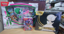 POKEMON MEGA EVOLUTION ETB + DESTINED RIVALS BUNDLE + IRON VALIANT EX BOX - Image 1