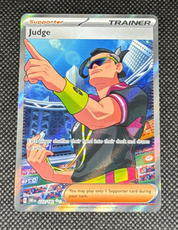 Pokemon TCG - Judge 222/182 Sv10: Destined Rivals Holo Full Art Trainer NM - Image 1