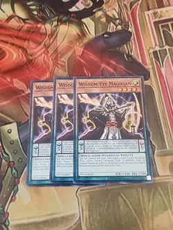 3X Wisdom-Eye Magician - OP19-EN020 - Common - Unlimited NM Yugioh - Image 1