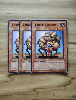 Yu-Gi-Oh! - 3-Hump Lacooda 3X - Complete Playset - Image 1