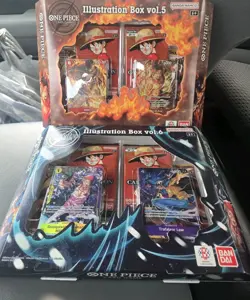 One Piece TCG Illustration Box Vol 5 and Vol 6 Lot - Factory Sealed - Image 1