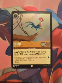 HeiHei Boat Snack 9/P1 Foil Promo Disney Lorcana First Chapter Organized Play - Image 1