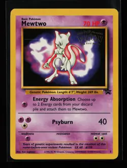 Mewtwo (Movie Promo) 03/53 Promo WoTC Promo Pokemon Card - Image 1