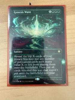 Genesis Wave (Borderless) (Mana Foil) Foundations Foil - Image 1