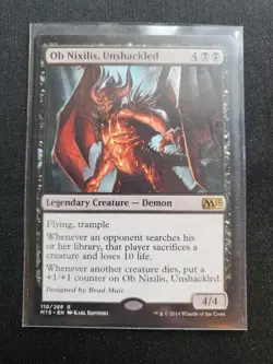 MTG Ob Nixilis, Unshackled Magic 2015 (M15) 110/269 Regular Rare - Image 1
