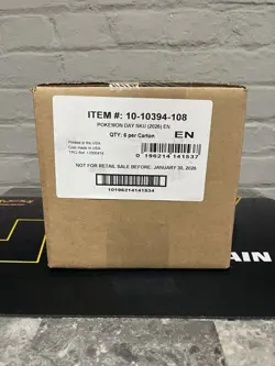 SEALED CASE! 6x Pokemon Day 2026 Collection - 6 Boxes Per Case! - Image 1