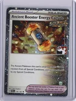 Play! Pokemon Ancient Booster Energy Capsule 159/182 STAMPED Cosmos Holo NM - Image 2