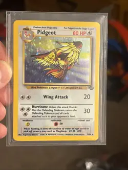 Pokemon Pidgeot TCG Holo Rare Card Jungle Series 8/64 Vintage WOTC LP - Image 1