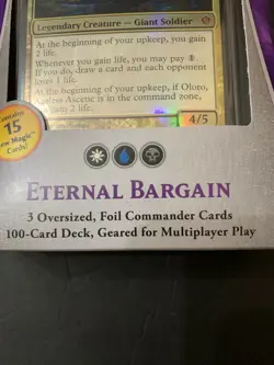 Magic the Gathering MtG TCG 2013 Commander Eternal Bargain EDH Deck NEW Sealed - Image 2