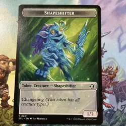 Merfolk / Shapeshifter Double-Sided Token - Lorwyn Eclipsed ECL - MTG - NM/M - Image 2