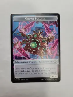 MTG - Gnome Soldier Token LCI Regular #0003 - Image 1