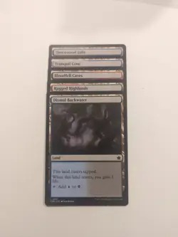 (Set Of 10) Life Gain Dual Land Set Foundations Regular NM MTG - Image 1