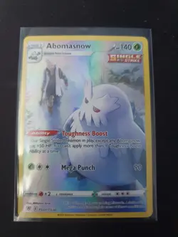 Pokemon TCG Abomasnow Sword & Shield - Astral Radiance TG01/TG30 Holo Rare - Image 1