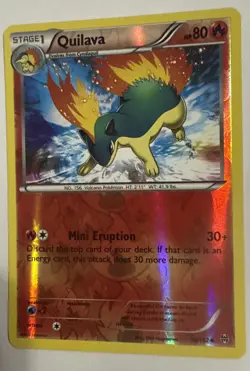 Quilava 19/162 Rev Reverse Holo XY Breakthrough Pokemon NM - Image 3