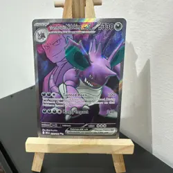 Pokemon TCG Team Rockets Nidoking EX Destined Rivals Card 216/182 NM - Image 1