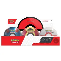 Pokemon 2025 Q4 Poke Ball Tin Display 6 Pokeballs - Image 1