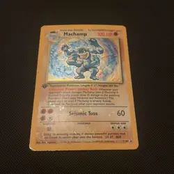Machamp 8/102 1st Edition | Base Set | Holo Pokemon Card HP - Image 3