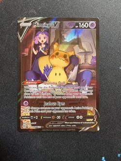 Mimikyu v TG16/TG30 Brilliant Stars Near Mint Condition Pokemon card - Image 1