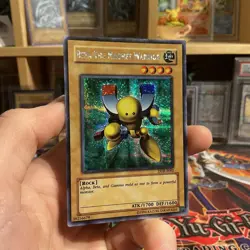 Beta the Magnet Warrior DOR-E002 Prismatic Secret Rare LP-MP Yugioh Vintage Card - Image 1