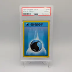 Water Energy 102/102 Base Set PSA 8 NM-MT FRESH CERT Pokemon TCG Card WOTC 1999 - Image 1