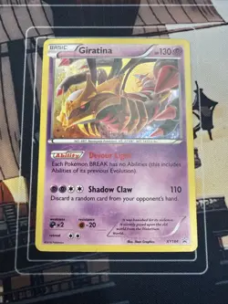 GIRATINA - XY184 Cosmos Holo - Rare Black Star Promo Pokemon Card -HP - Image 1