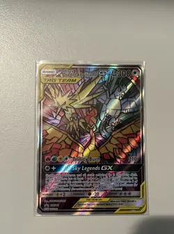 Moltres Zapdos Articuno GX SM210 Alt Art Promo Tag Team Pokemon Card - Image 1