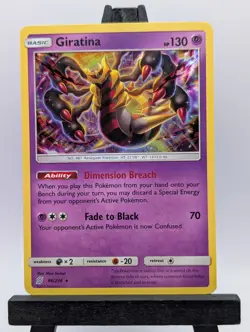 Pokemon Giratina 86/236 Sun & Moon Unified Minds Holo English - Image 1