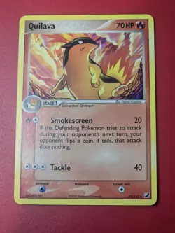Quilava 45/115 EX Unseen Forces Pokemon LP - Image 1