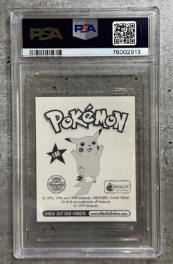 Pokemon Topps Merlin Charizard PSA 8, Merlin Series 1 Card-Sticker #180 1999 (1) - Image 2