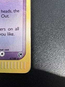 Dusclops 4/100 Sandstorm Reverse Holo Pokemon Card 2003 - Image 4