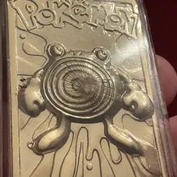 Pokemon Poliwhirl 24K Gold Plated Trading Card 1999 Burger King Limited Edition - Image 3