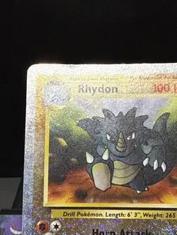 Pokemon Card Rhydon 35/110 Legendary Collection Reverse Holo Rare WOTC Played 2 - Image 2