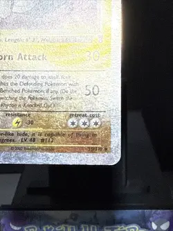 Pokemon Card Rhydon 35/110 Legendary Collection Reverse Holo Rare WOTC Played 2 - Image 4