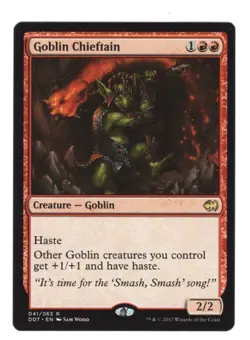 Goblin Chieftain Duel Decks: Merfolk vs. Goblins Regular - Image 1