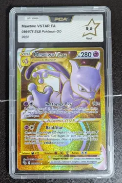 Carte Pokemon MEWTWO - 086/078 | Vstar Secrete Pokemon GO EB10.5 FR PCA 9,5 - Image 1