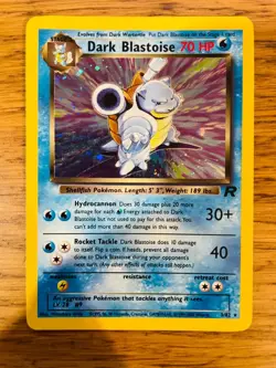 NEAR MINT! Dark Blastoise (3/82) Holo Team Rocket Pokemon Card! FAST & FREE P&P! - Image 1