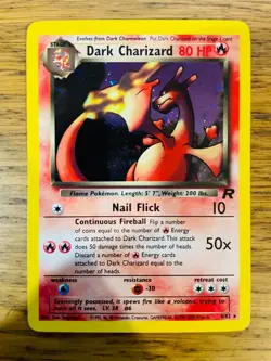 NEAR MINT! Dark Charizard (4/82) Holo Team Rocket Pokemon Card! FAST & FREE P&P! - Image 1