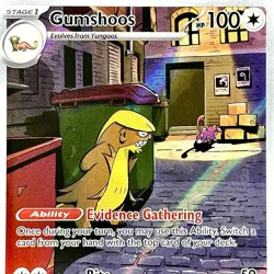 Gumshoos - Pokemon TCG - Mega Evolution - 153/132 - ILLUSTRATION RARE ~ NM - Image 1