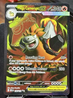 Mega Camerupt ex - Pokemon TCG - Mega Evolution - 156/132 - ULTRA RARE ~ NM - Image 3