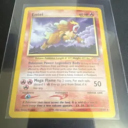 Pokemon TCG Neo Revelation Entei Rare Regular 17/64 Unlimited 2000 - Image 1