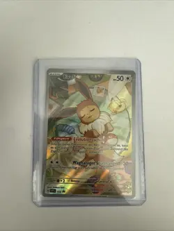 Pokemon Evoli Deutsch SVP DE 173 Illustration Rare Prismatische Entwicklungen NM - Image 1