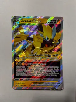 Pokemon XXL Jumbo Karte Zeraora VStar SWSH265 - Deutsch - Oversized Card - Image 1