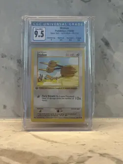 1999 Pokemon Base Set 1st Edition Doduo #48 Mint CGC 9.5 - Image 1