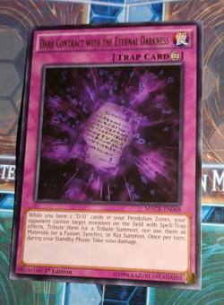 Dark Contract with the Eternal Darkness MACR-EN068 1st Edition - Rare - Yugioh - Image 1