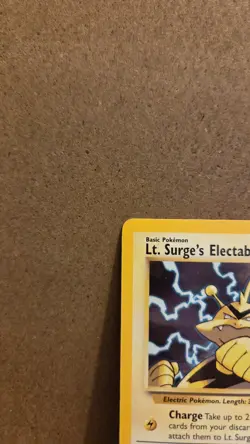 Lt. Surge's Electabuzz Gym Heroes 6/132 Rare Holo LP - ungraded Pokemon Card - Image 3