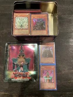 Yu-Gi-Oh! Konami Jinzo Collector Tin with Promo Card and Bulk Vintage - Image 1