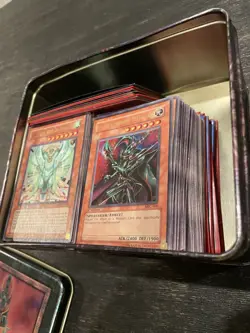 Yu-Gi-Oh! Konami Jinzo Collector Tin with Promo Card and Bulk Vintage - Image 3